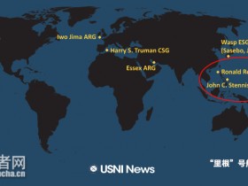 美军里根号航母编队进入中国南海(图)